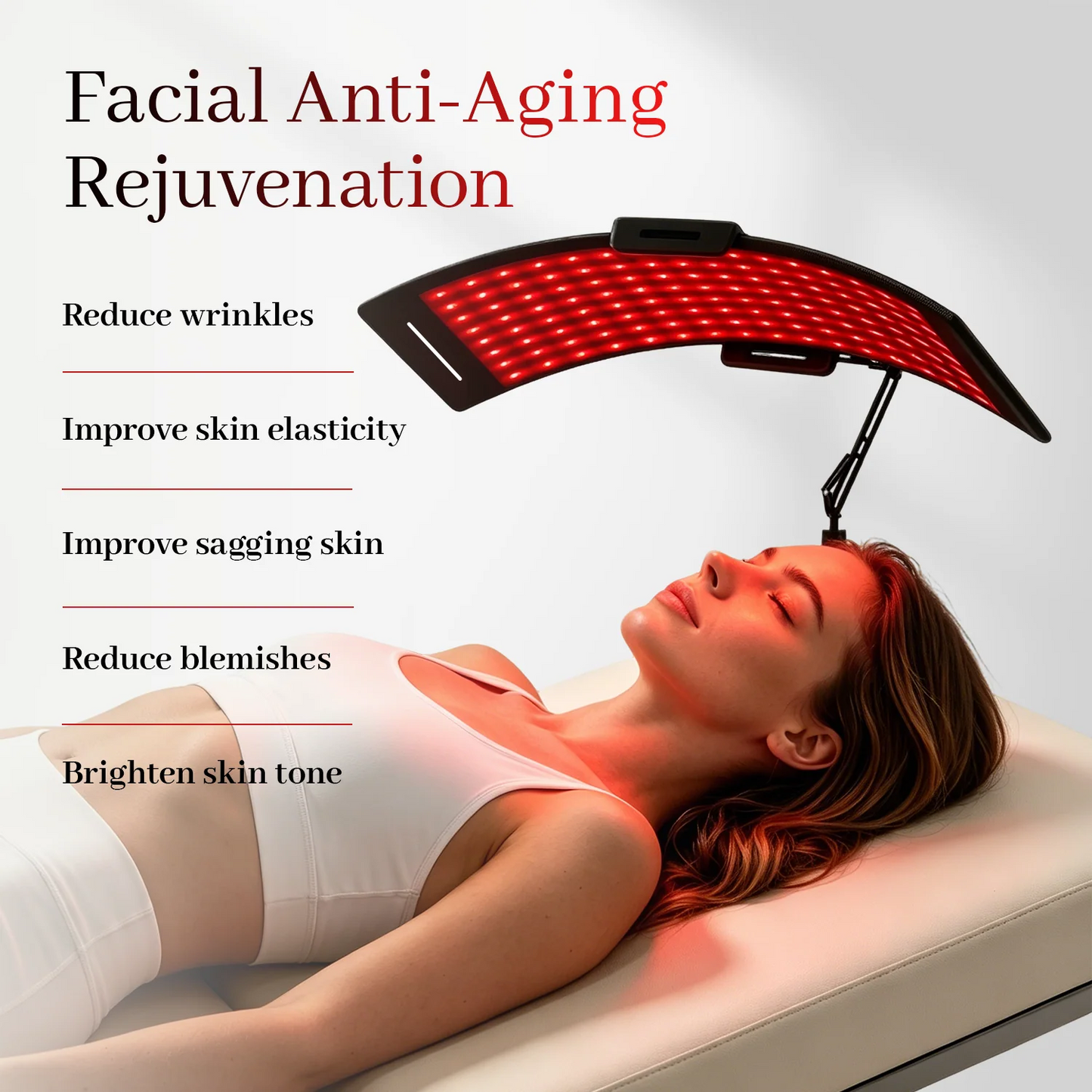 Red Light Therapy Standing Unit — 660nm + 850nm