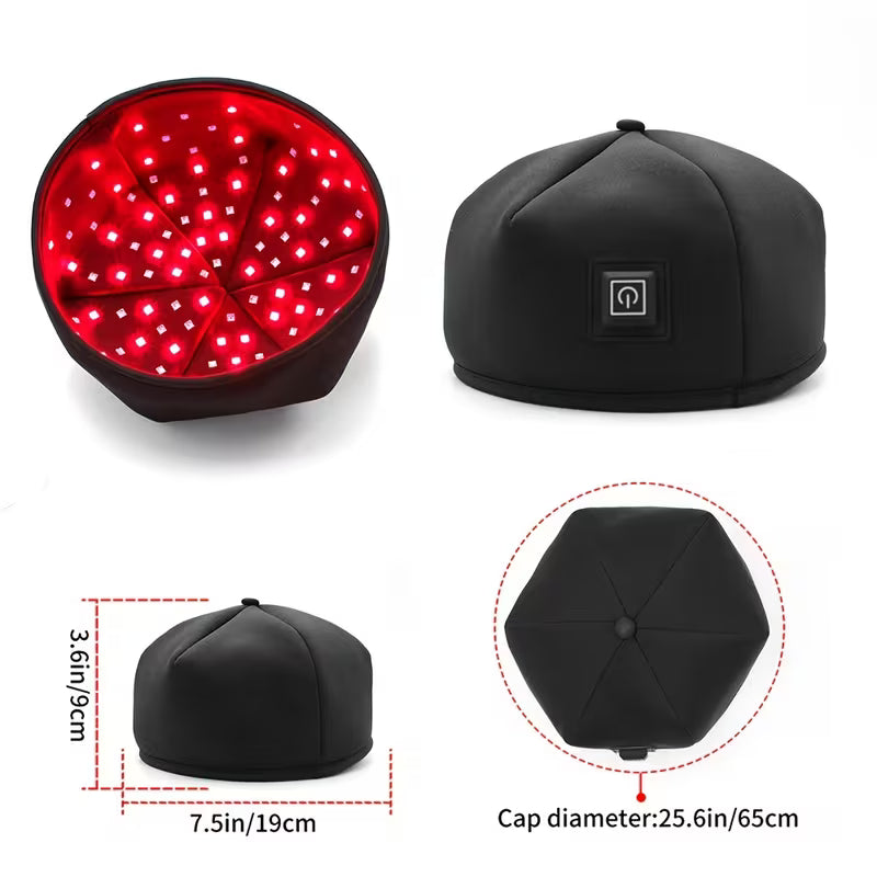 Red Light Therapy Cap — 660nm + 850nm