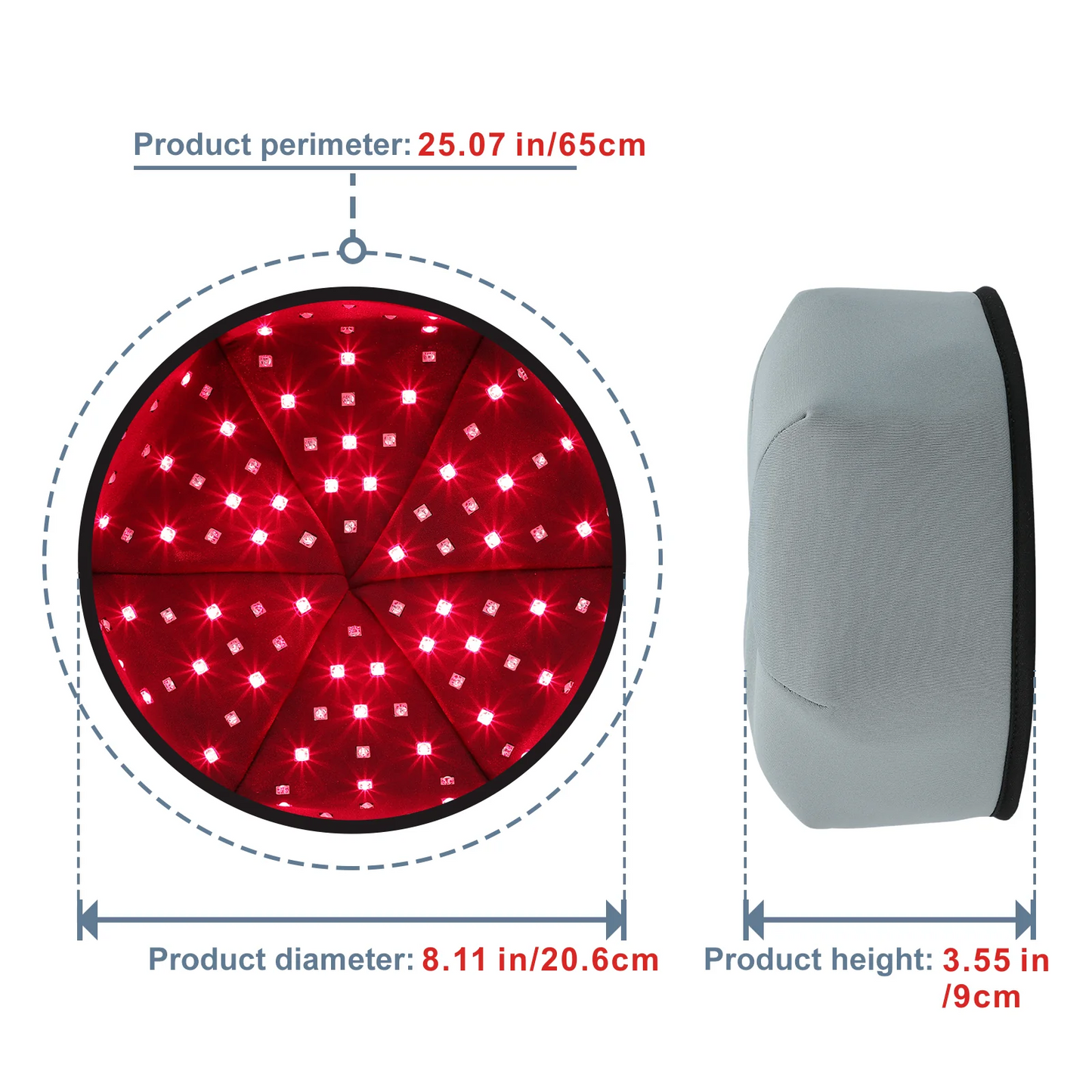 Red Light Therapy Cap — 660nm + 850nm