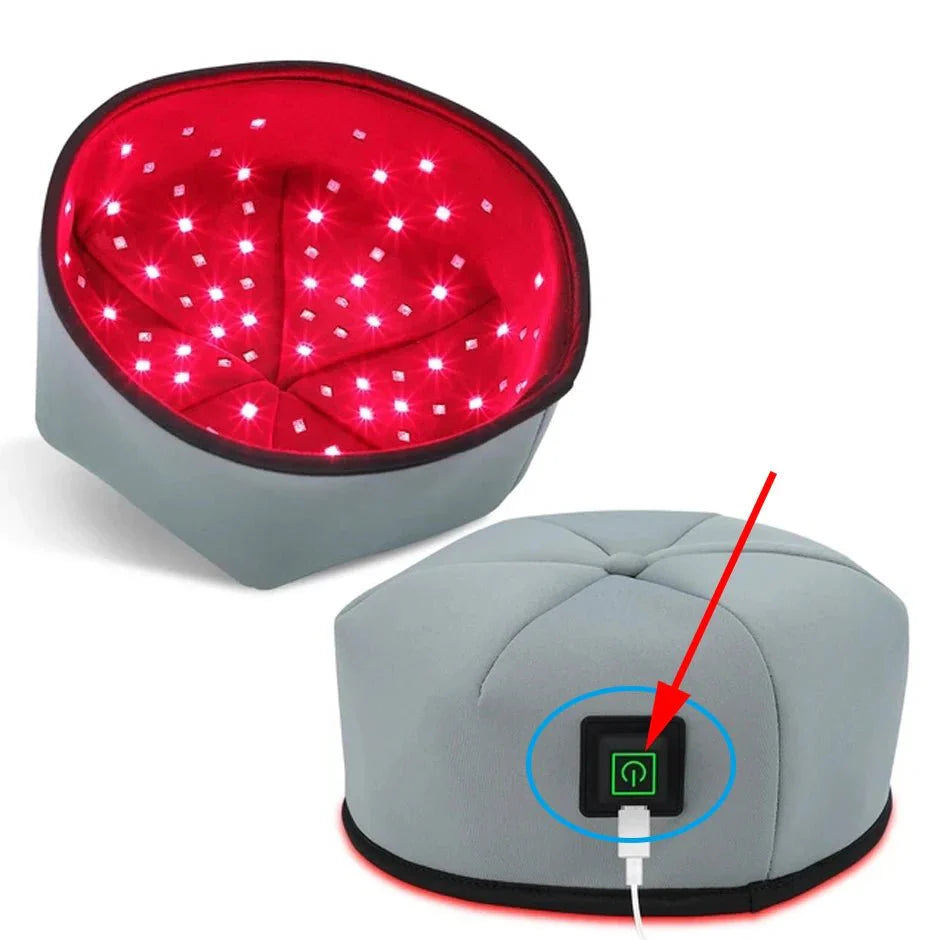 Red Light Therapy Cap — 660nm + 850nm